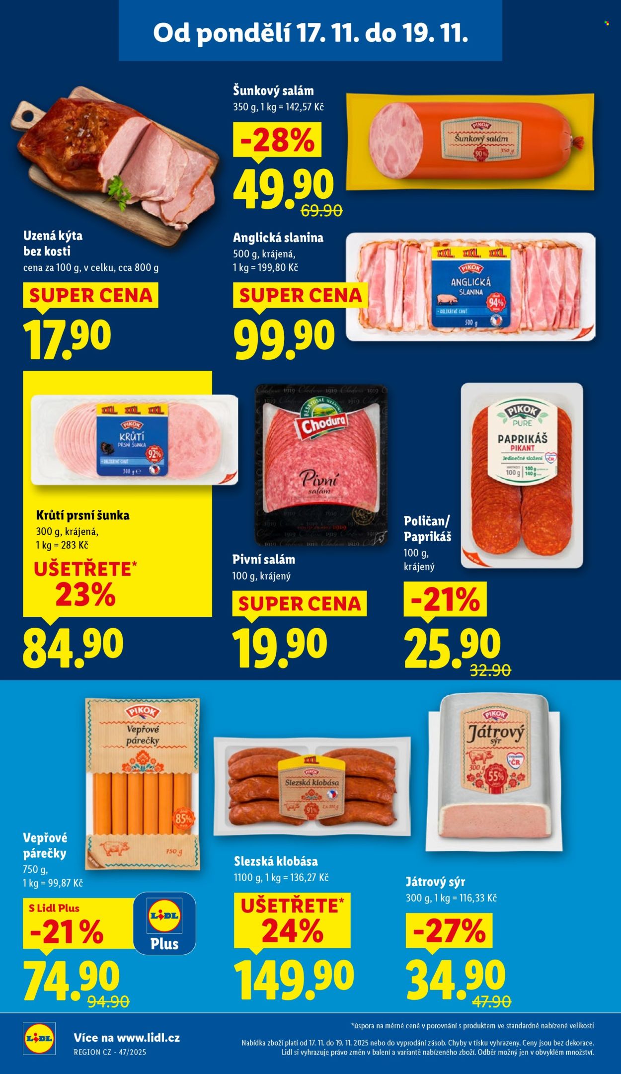Leták Lidl - 17.11.2025 - 19.11.2025. Strana 16