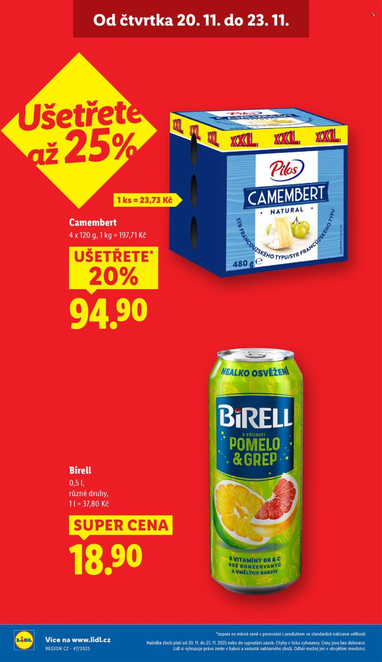 Leták Lidl - 20.11.2025 - 23.11.2025. Strana 4
