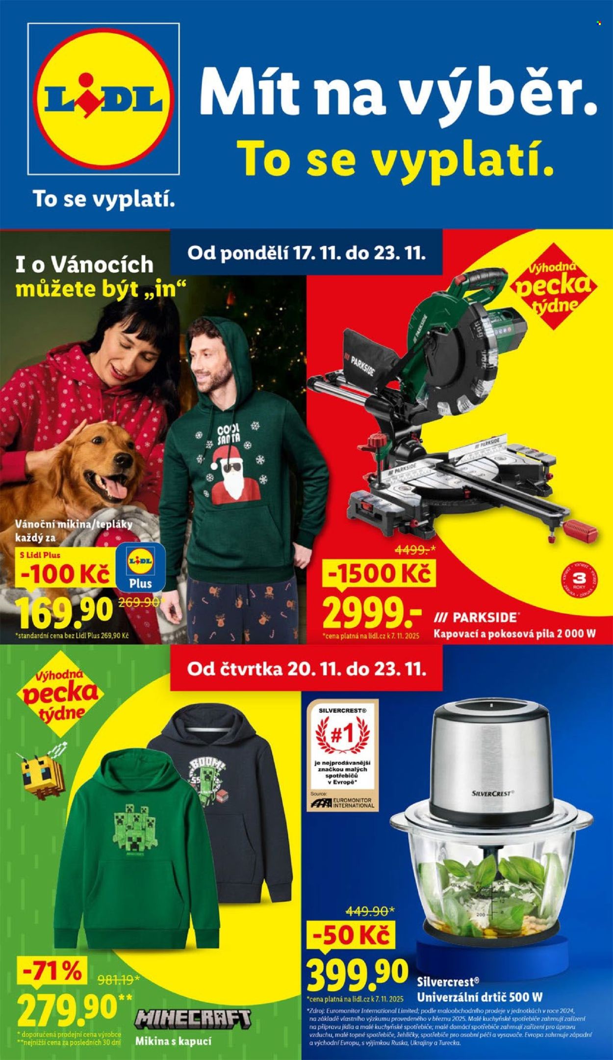 Leták Lidl - 17.11.2025 - 23.11.2025. Strana 1