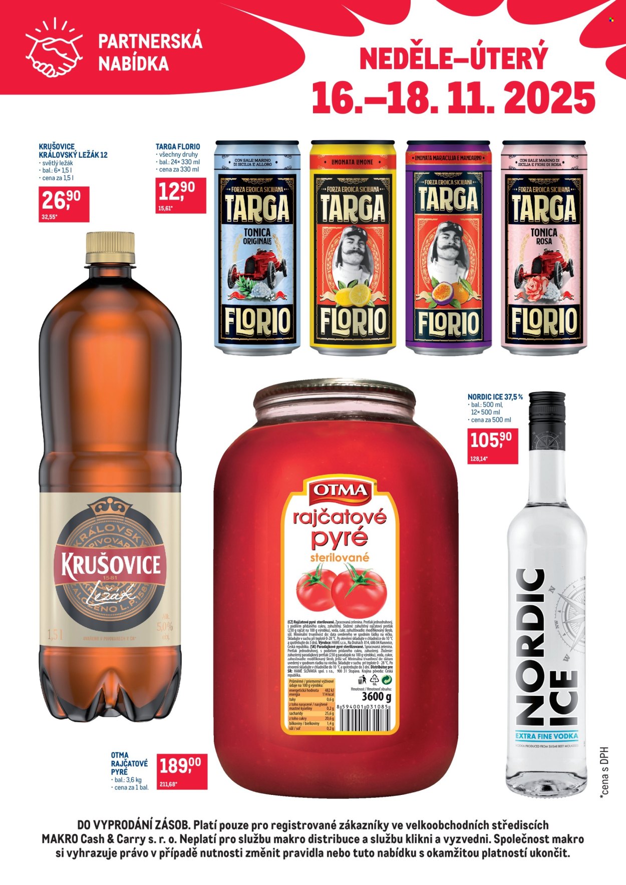 Leták MAKRO - 16.11.2025 - 18.11.2025. Strana 1
