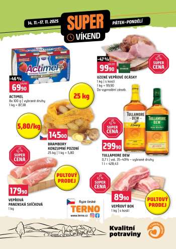 Leták coop TERNO - 14.11.2025 - 17.11.2025.