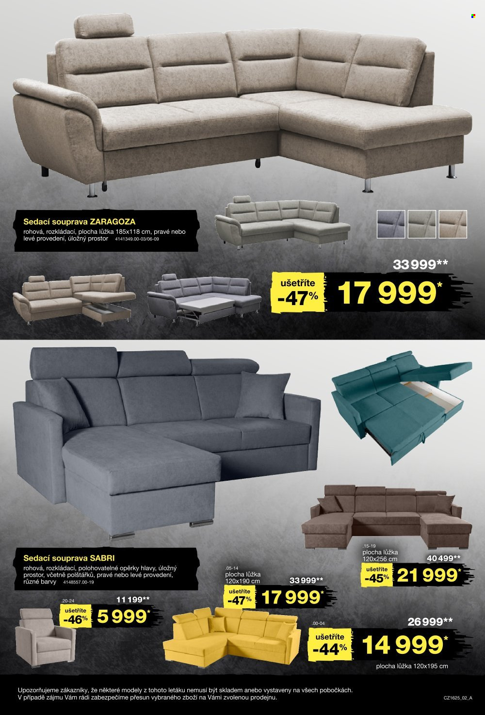 Leták SCONTO NÁBYTEK - 12.11.2025 - 4.12.2025. Strana 2