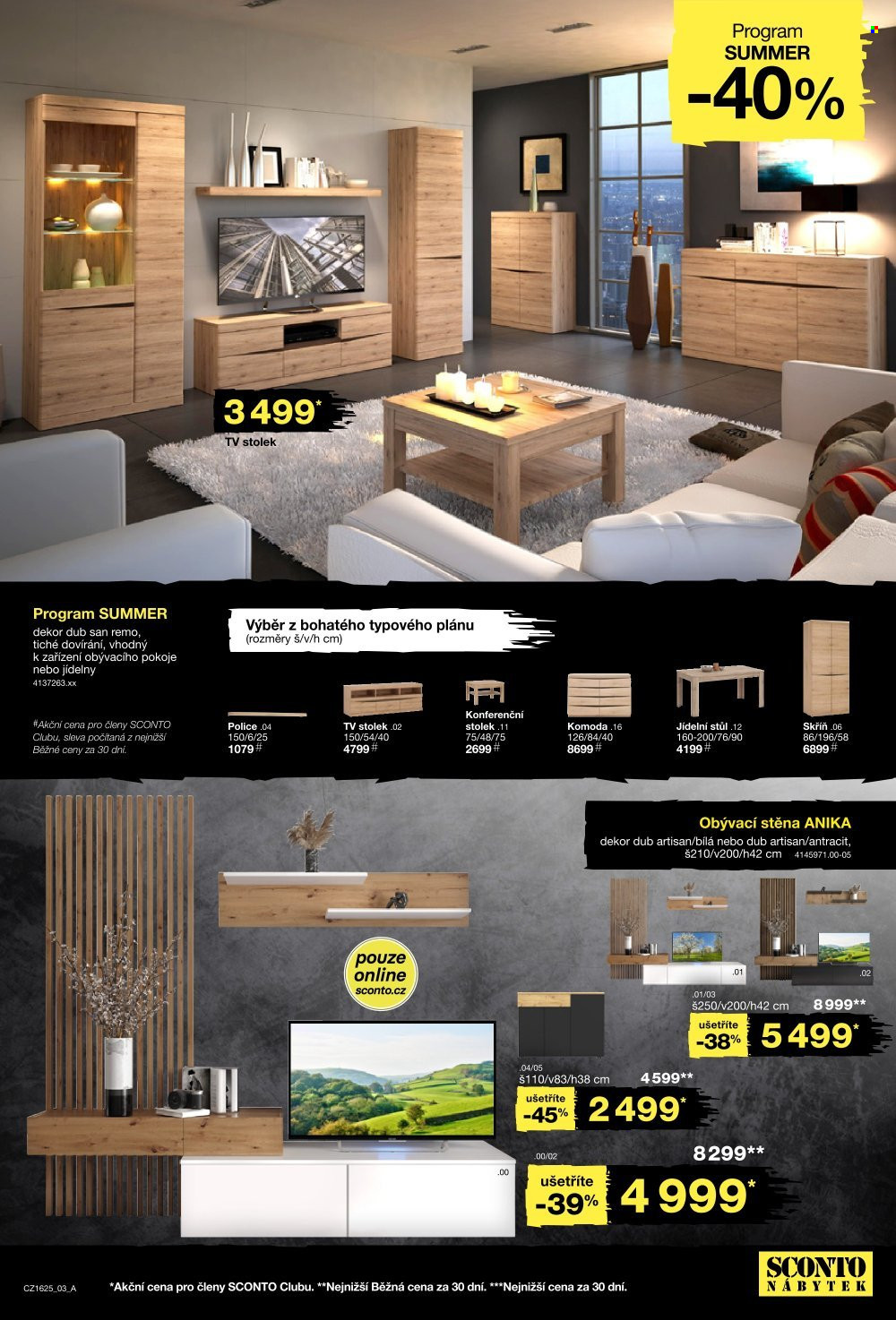 Leták SCONTO NÁBYTEK - 12.11.2025 - 4.12.2025. Strana 3