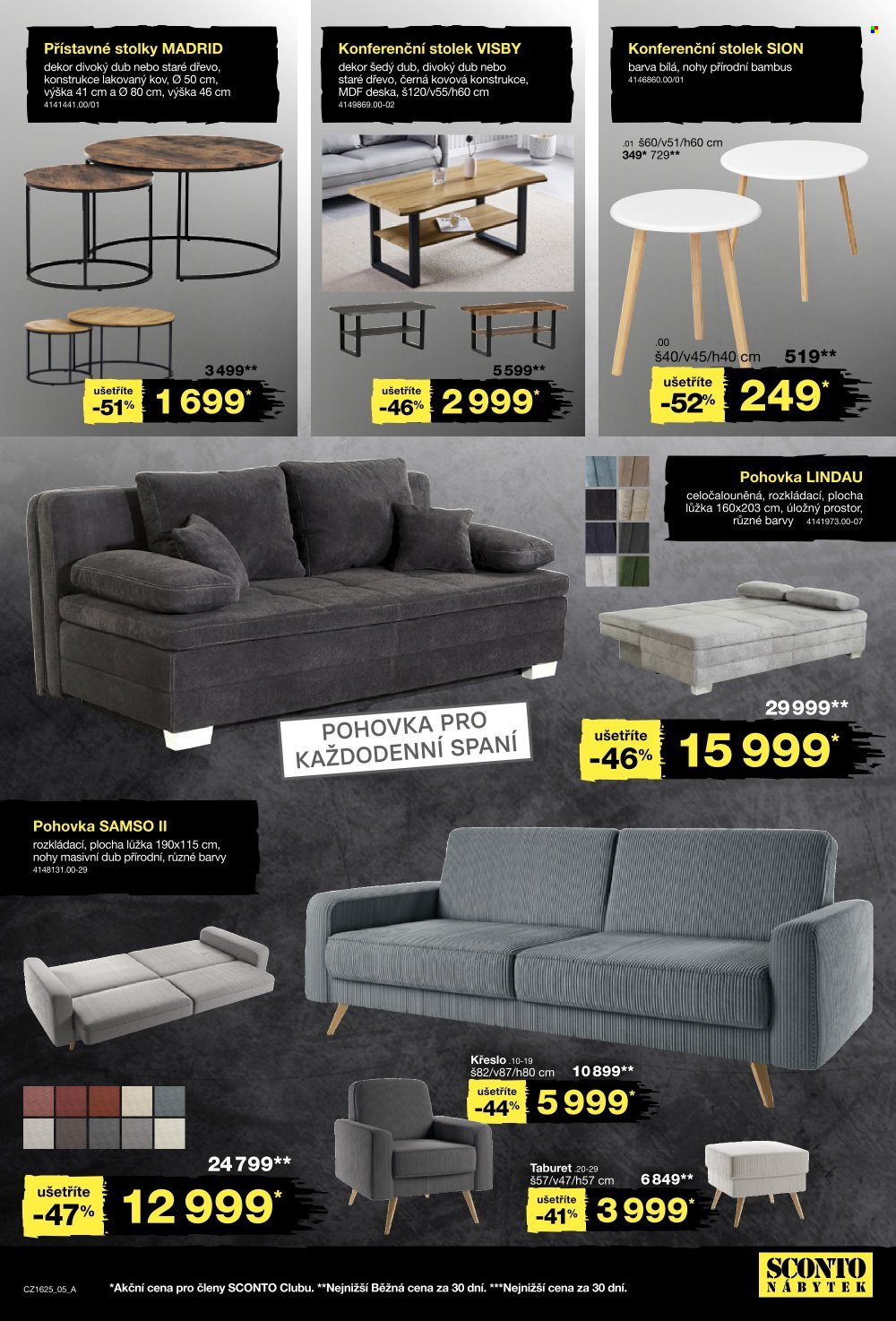Leták SCONTO NÁBYTEK - 12.11.2025 - 4.12.2025. Strana 5