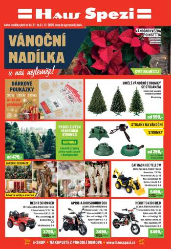 Leták Haus Spezi - 14.11.2025 - 31.12.2025.