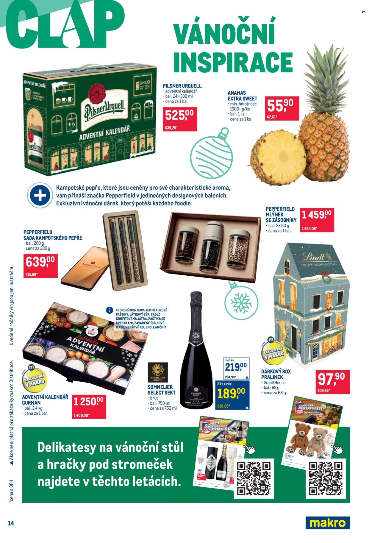 Leták MAKRO - 19.11.2025 - 2.12.2025. Strana 14