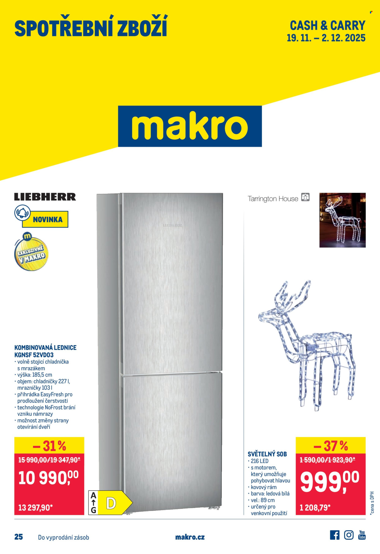 Leták MAKRO - 19.11.2025 - 2.12.2025. Strana 1