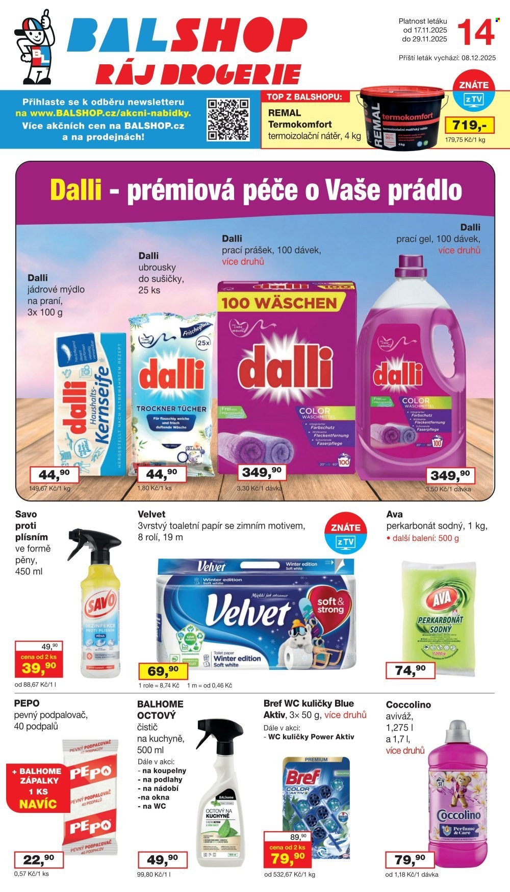 Leták Ráj drogerie - 17.11.2025 - 29.11.2025. Strana 1