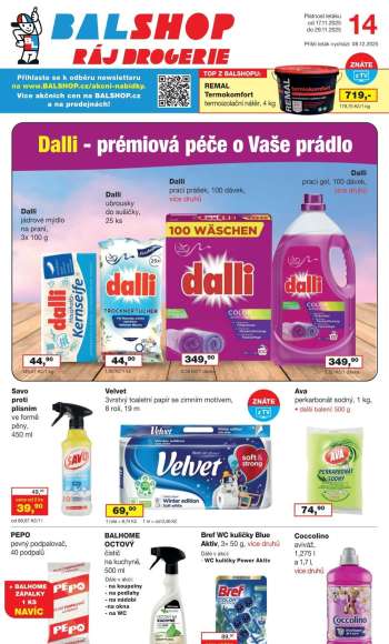 Leták Ráj drogerie - 17.11.2025 - 29.11.2025.