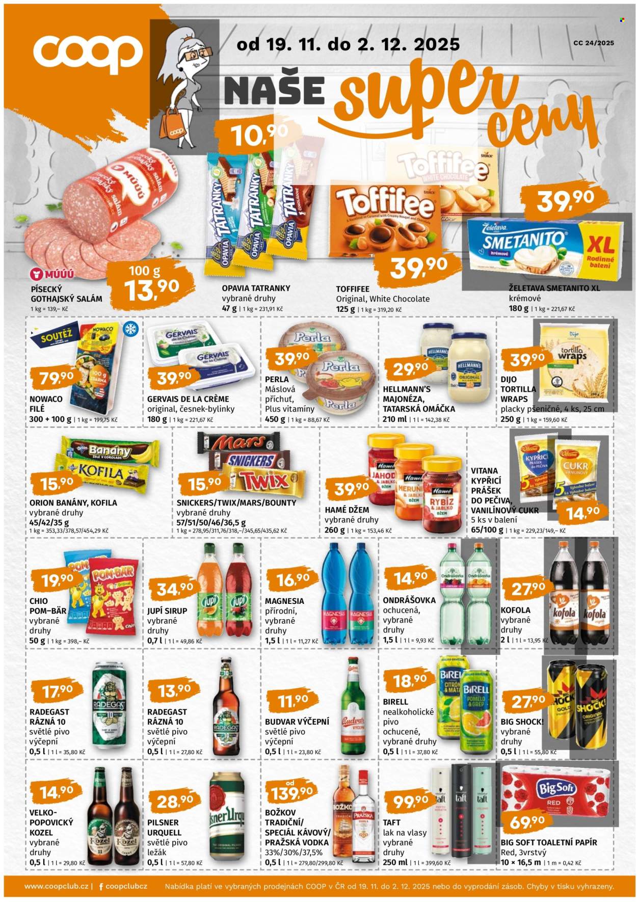Leták TREFA coop - 19.11.2025 - 2.12.2025. Strana 1