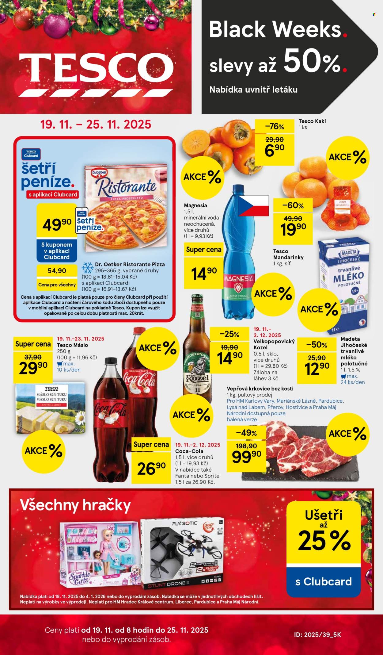 Leták TESCO - 19.11.2025 - 25.11.2025. Strana 1