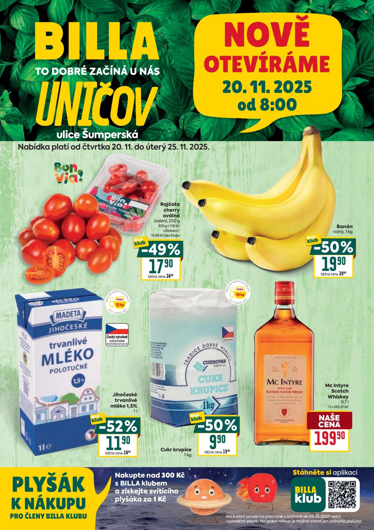 Leták BILLA - 20.11.2025 - 25.11.2025. Strana 1