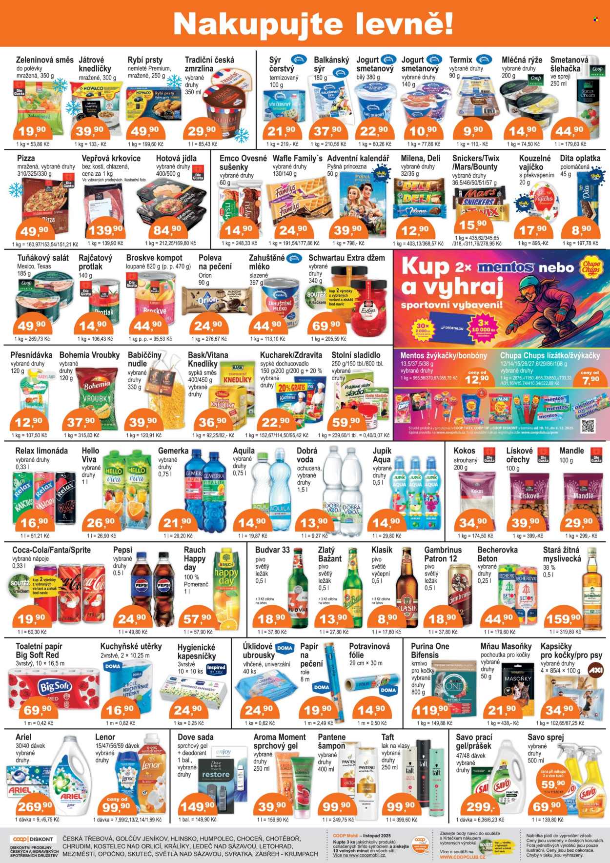 Leták coop DISKONT - 19.11.2025 - 2.12.2025. Strana 2