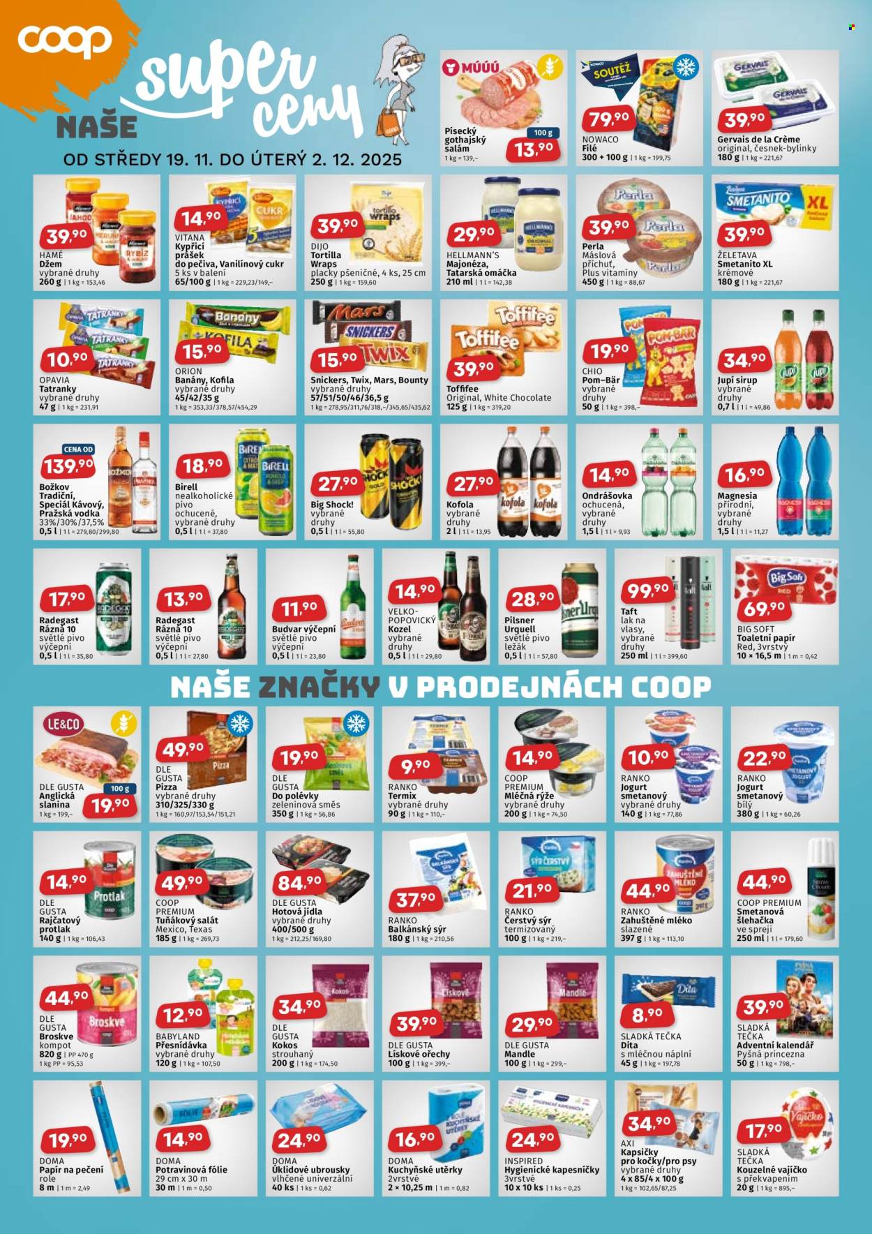Leták coop JEDNOTA - 19.11.2025 - 2.12.2025. Strana 2