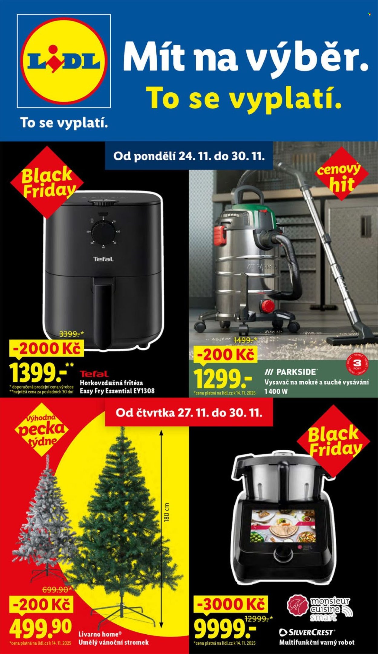 Leták Lidl - 24.11.2025 - 30.11.2025. Strana 1