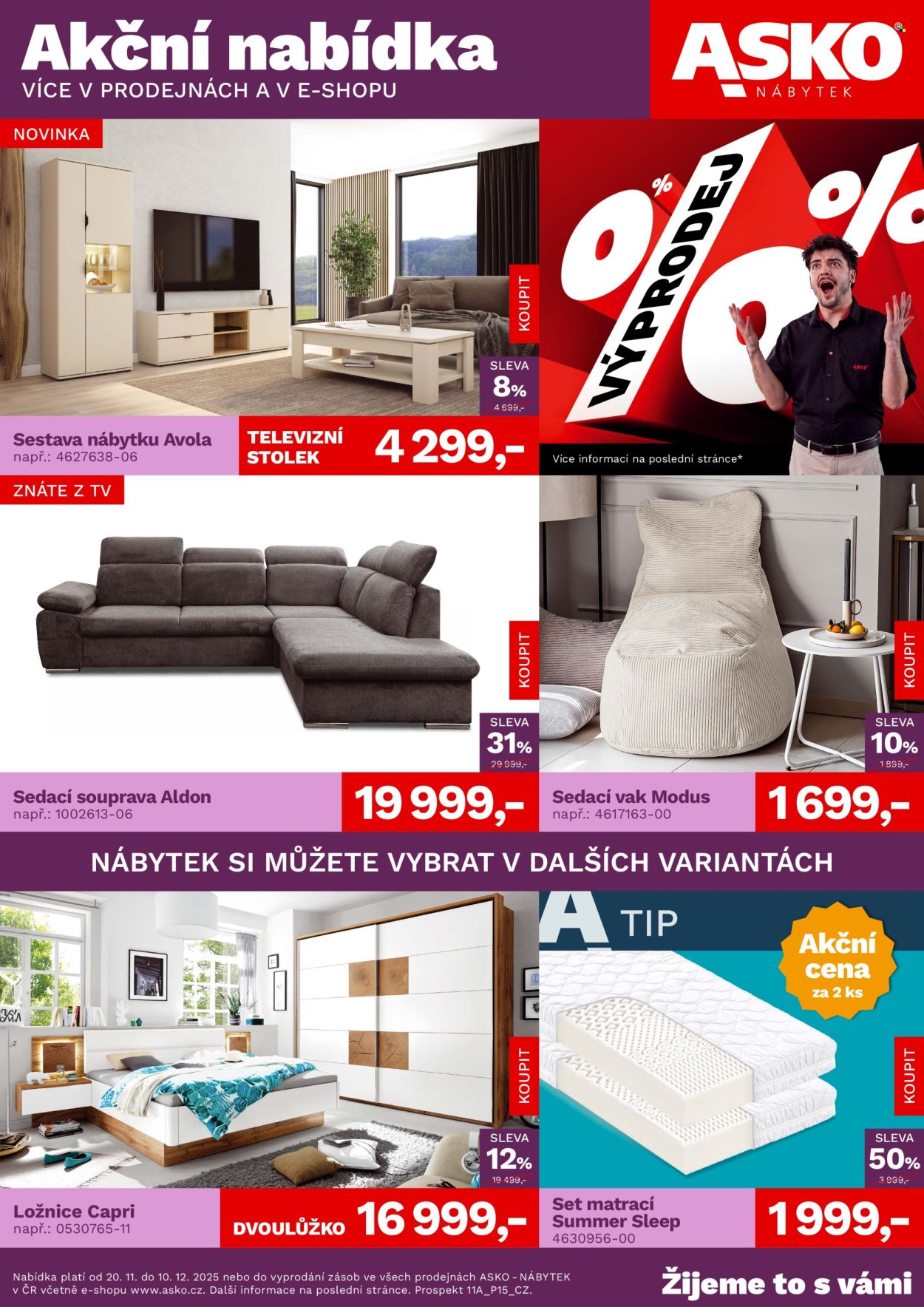 Leták ASKO - 20.11.2025 - 10.12.2025. Strana 1