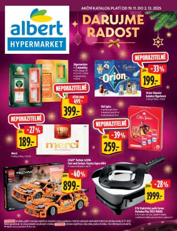 Leták Albert Hypermarket - 19.11.2025 - 2.12.2025.