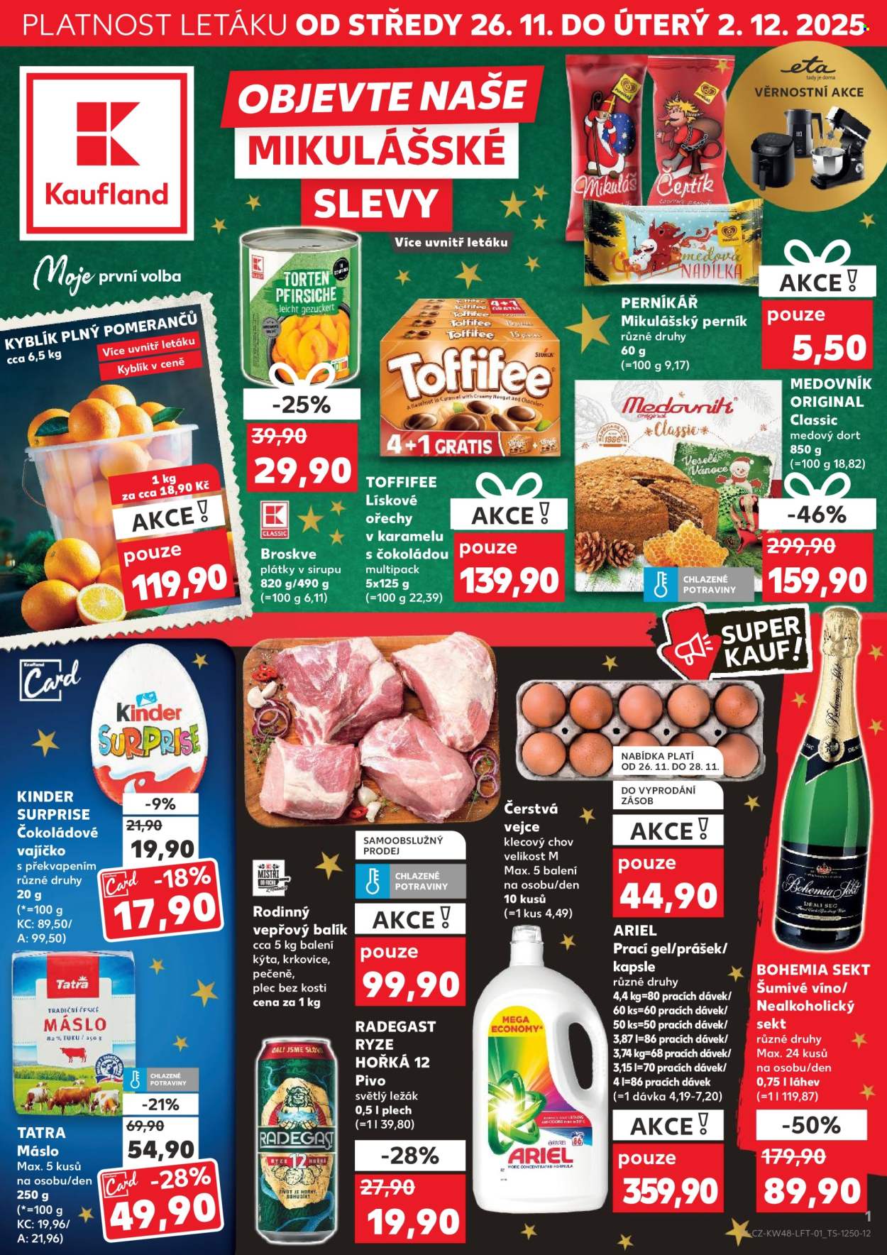 Leták Kaufland - 26.11.2025 - 2.12.2025. Strana 1
