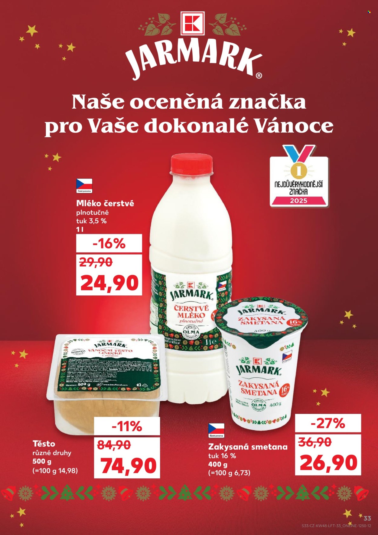 Leták Kaufland - 26.11.2025 - 2.12.2025. Strana 33