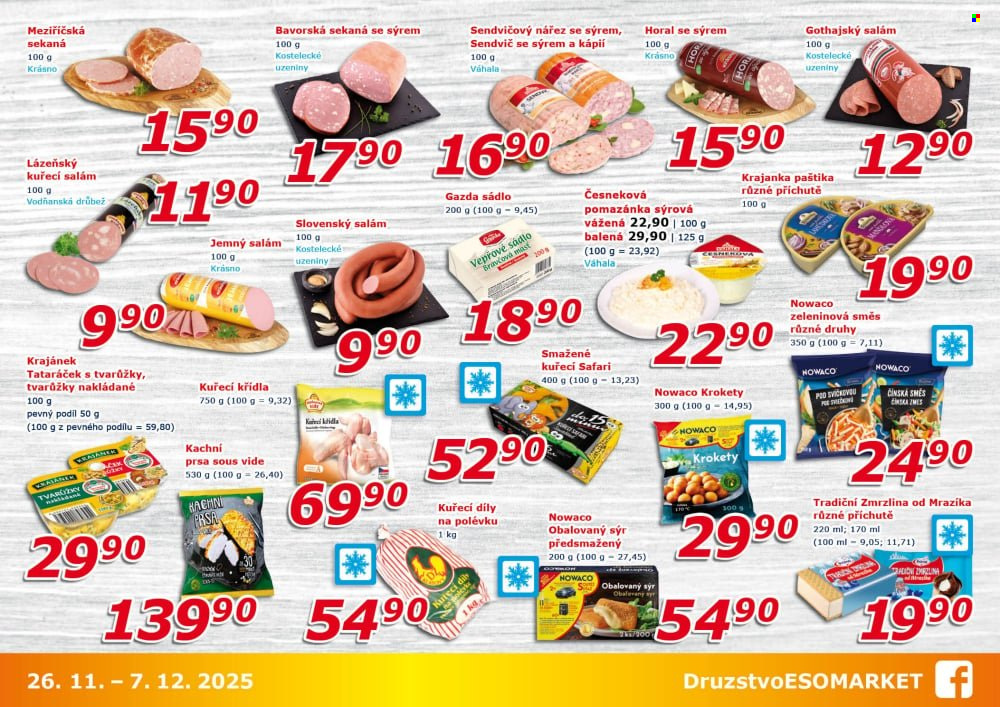 Leták ESO MARKET - 26.11.2025 - 7.12.2025. Strana 3