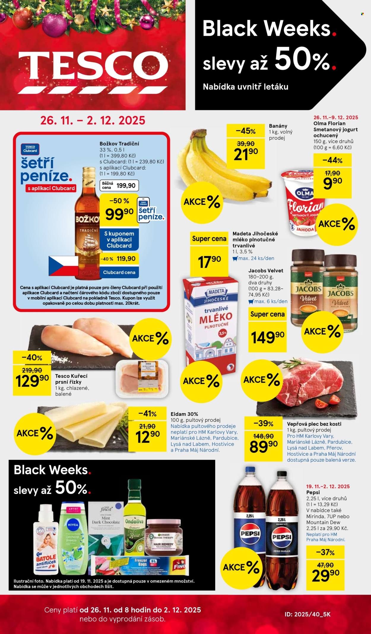 Leták TESCO - 26.11.2025 - 2.12.2025. Strana 1