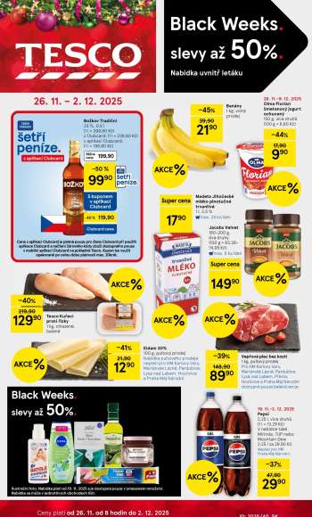 Leták TESCO - 26.11.2025 - 2.12.2025.