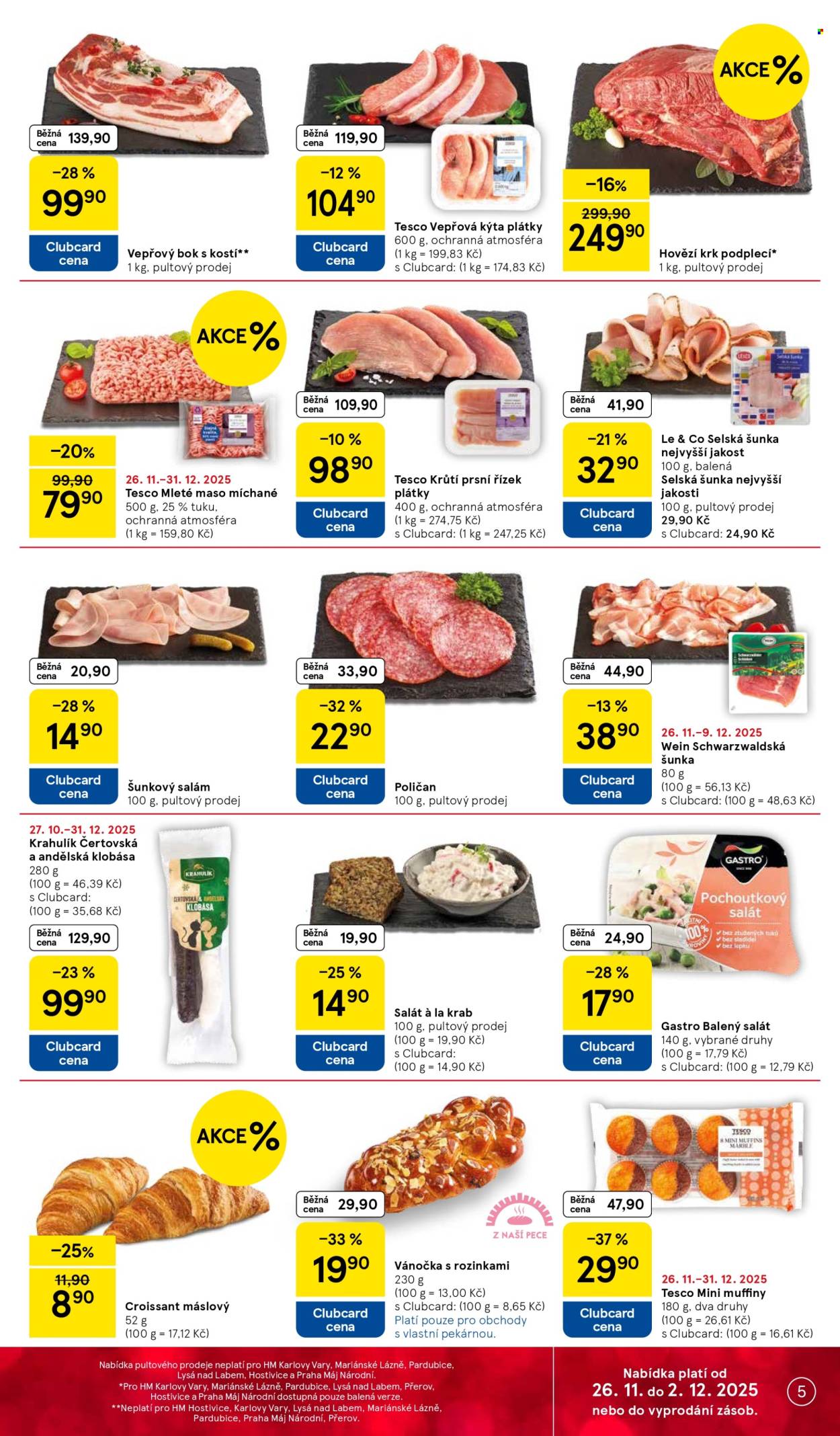 Leták TESCO - 26.11.2025 - 2.12.2025. Strana 5