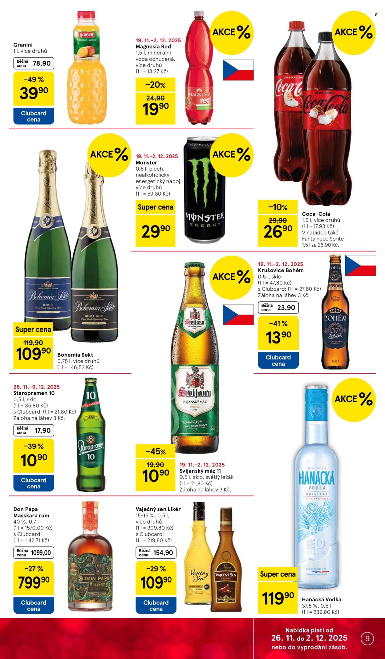 Leták TESCO - 26.11.2025 - 2.12.2025. Strana 9