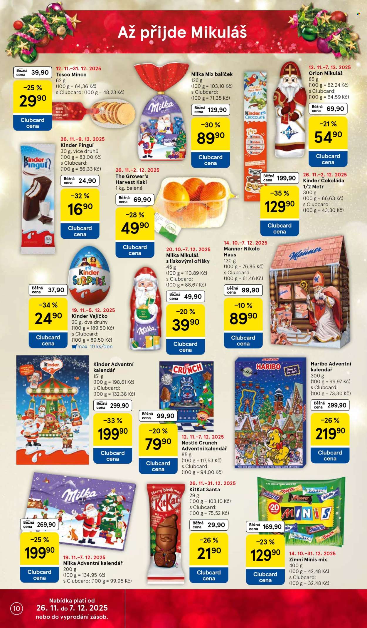 Leták TESCO supermarket - 26.11.2025 - 2.12.2025. Strana 10
