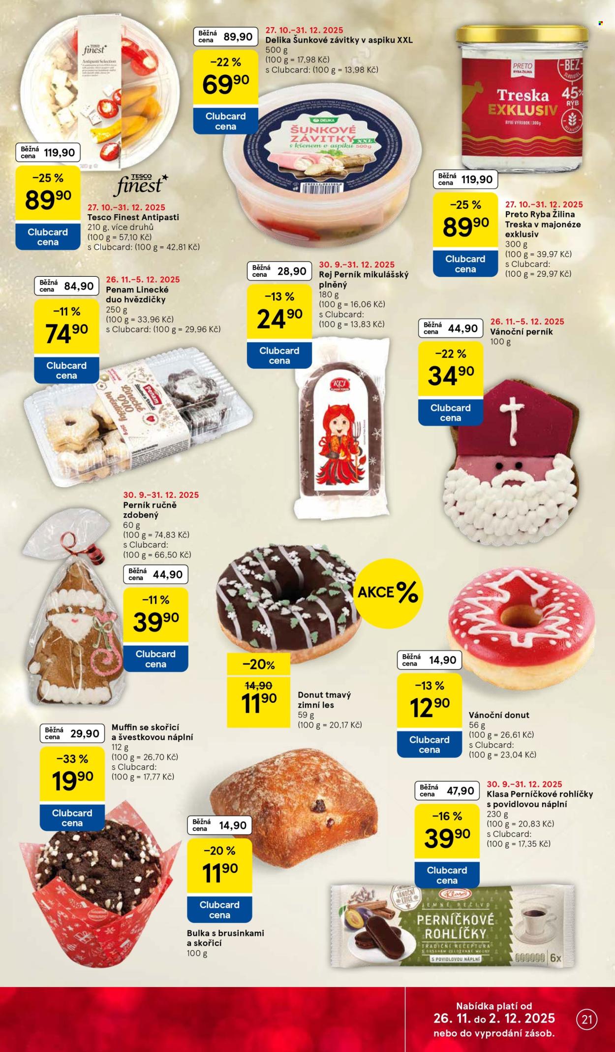 Leták TESCO - 26.11.2025 - 2.12.2025. Strana 21