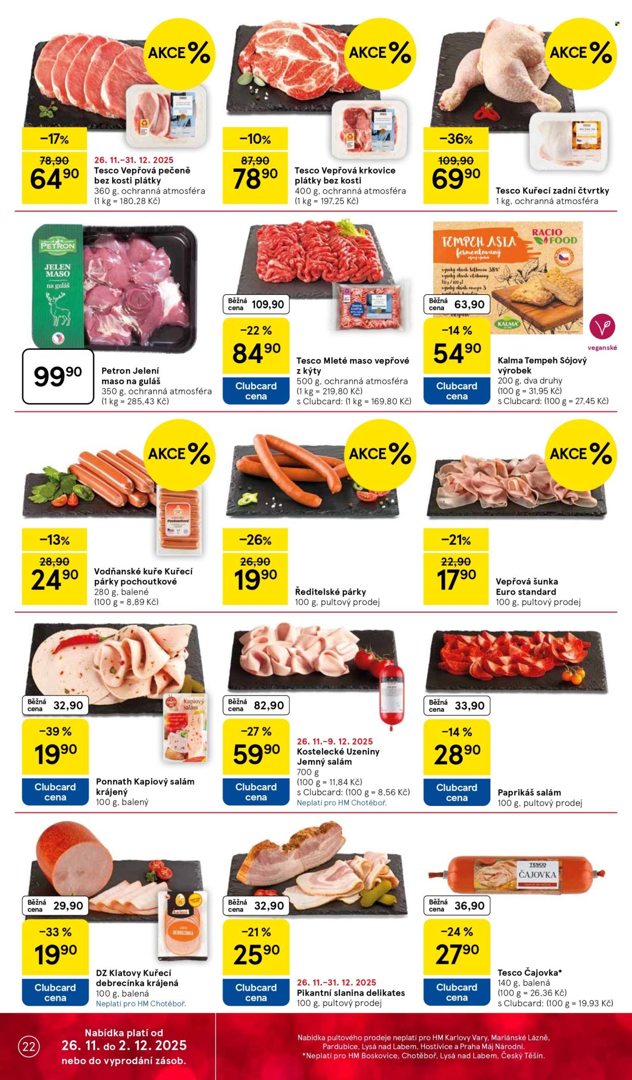 Leták TESCO - 26.11.2025 - 2.12.2025. Strana 22