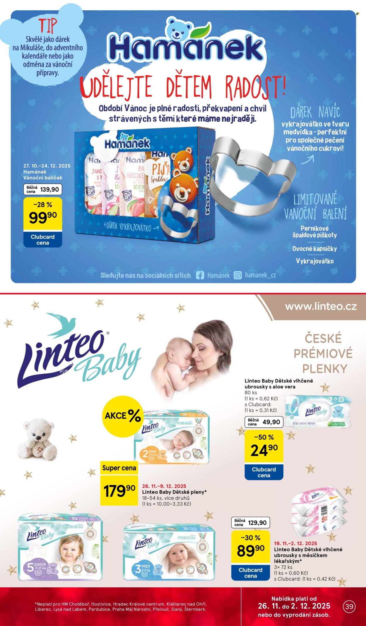 Leták TESCO - 26.11.2025 - 2.12.2025. Strana 39