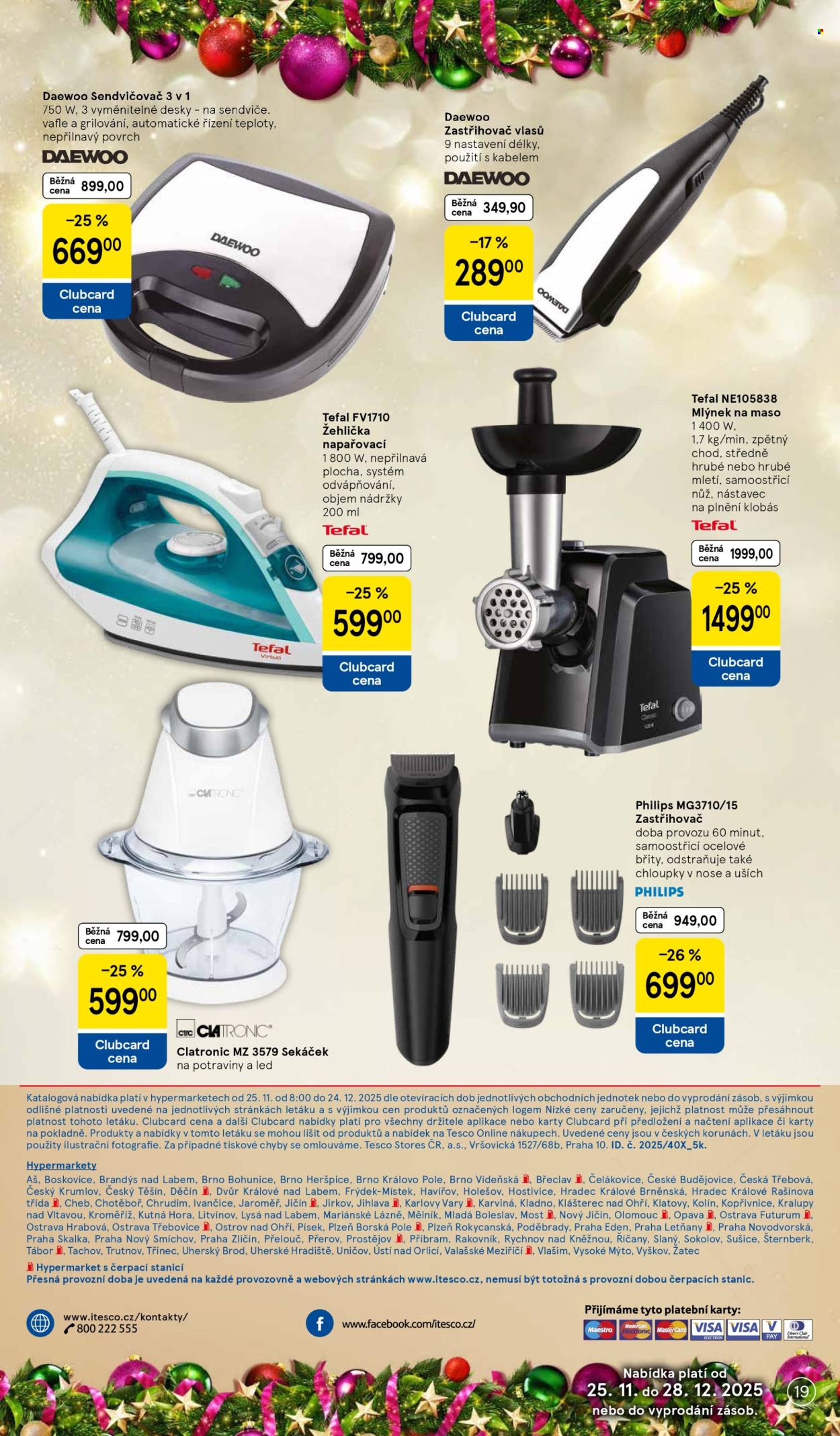 Leták TESCO hypermarket - 25.11.2025 - 24.12.2025. Strana 19