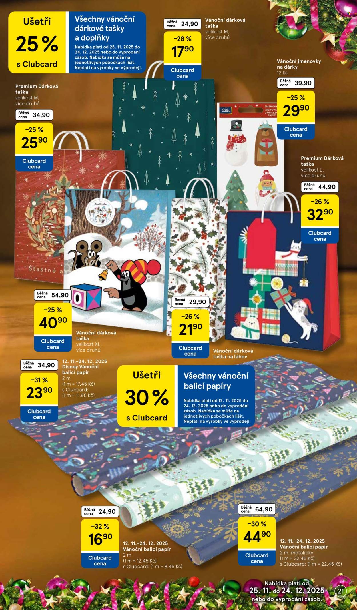 Leták TESCO hypermarket - 25.11.2025 - 24.12.2025. Strana 21