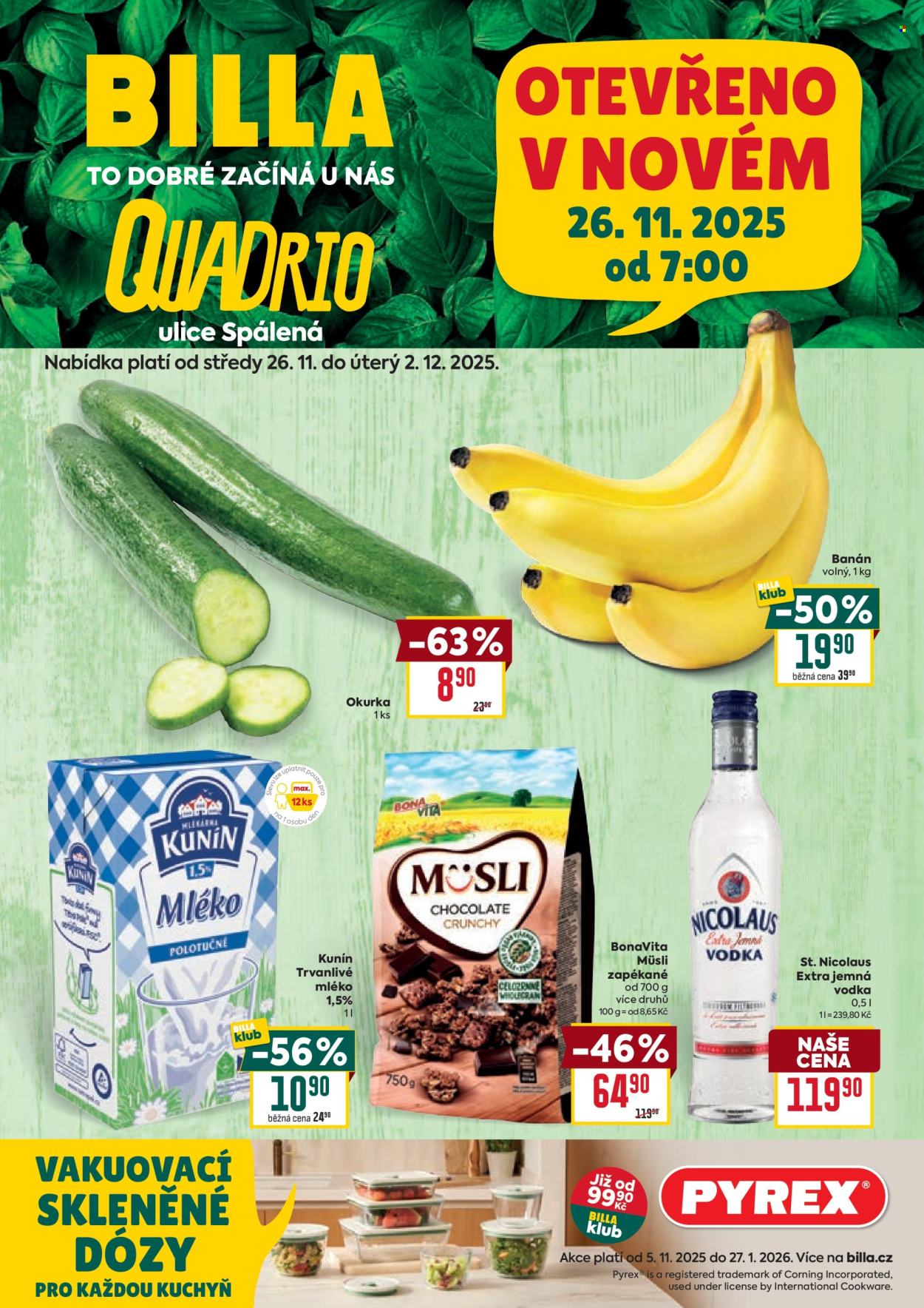 Leták BILLA - 26.11.2025 - 2.12.2025. Strana 1