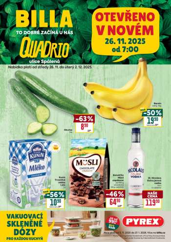 Leták BILLA - 26.11.2025 - 2.12.2025.