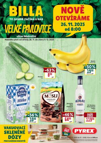 Leták BILLA - 26.11.2025 - 9.12.2025.