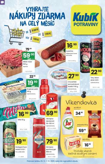 Leták Kubík - 25.11.2025 - 1.12.2025.