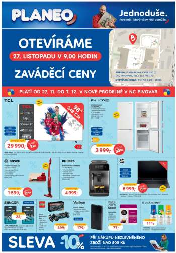 Leták PLANEO Elektro - 27.11.2025 - 7.12.2025.