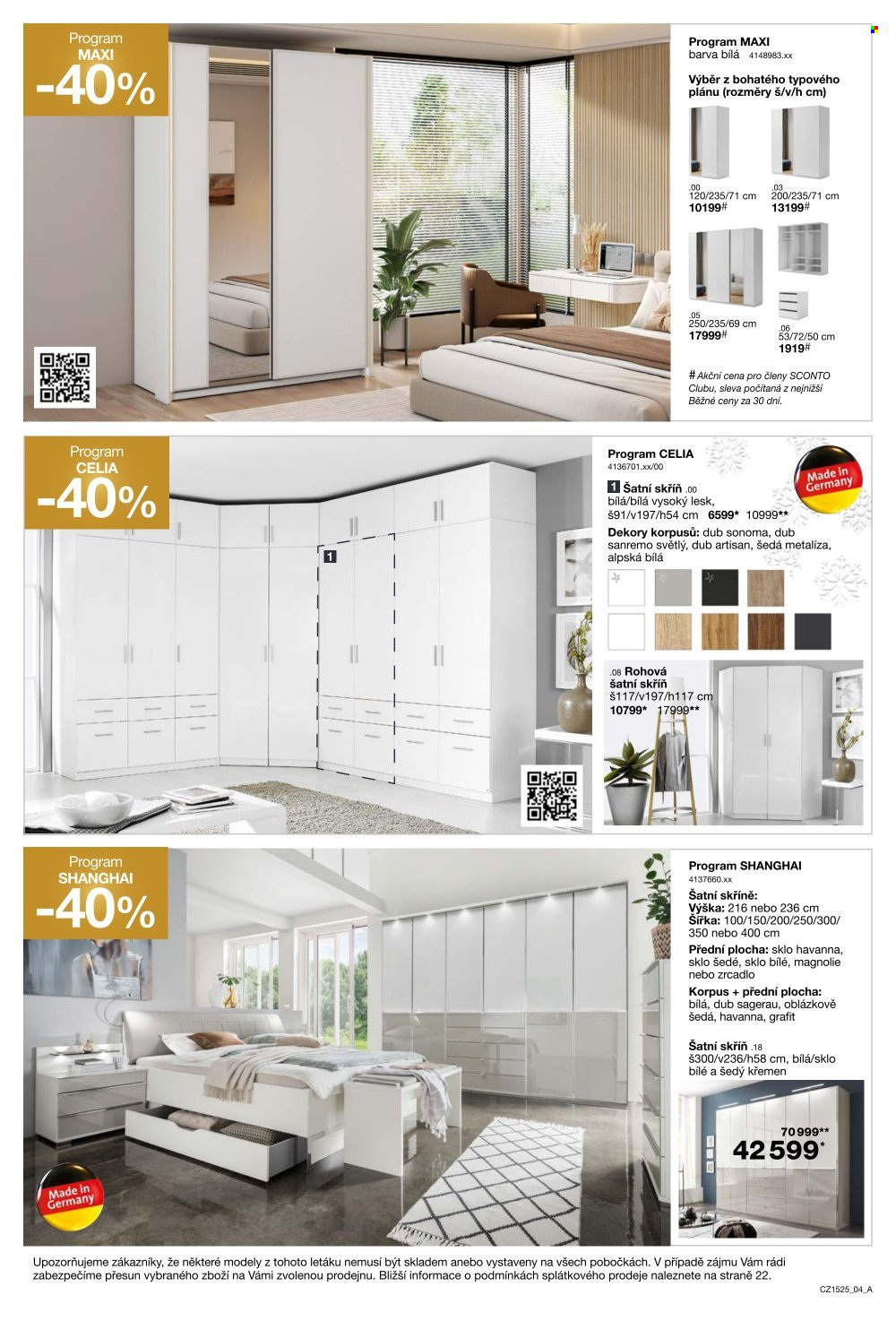 Leták SCONTO NÁBYTEK - 26.11.2025 - 21.12.2025. Strana 4