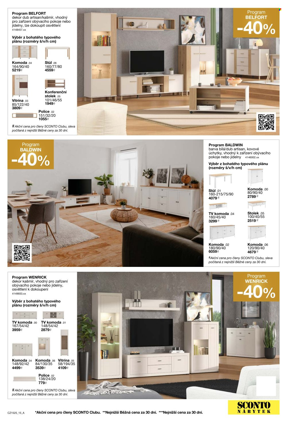Leták SCONTO NÁBYTEK - 26.11.2025 - 21.12.2025. Strana 15