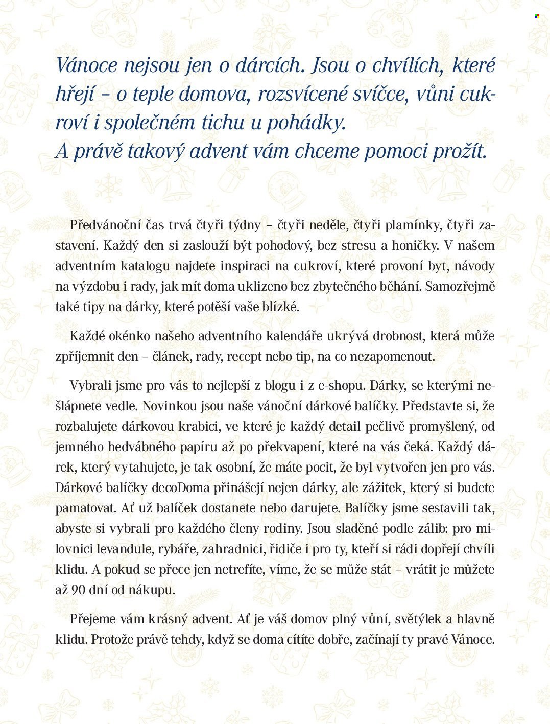 Leták decoDoma. Strana 2