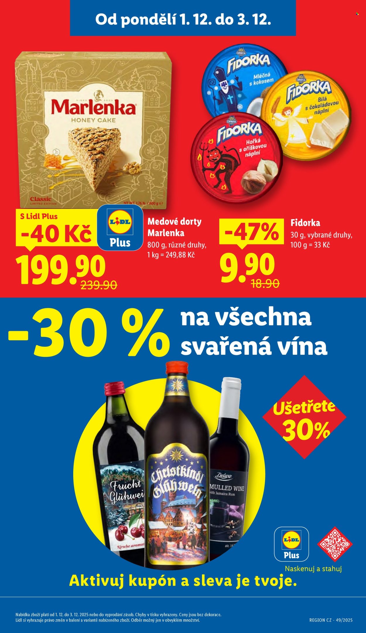 Leták Lidl - 1.12.2025 - 3.12.2025. Strana 3