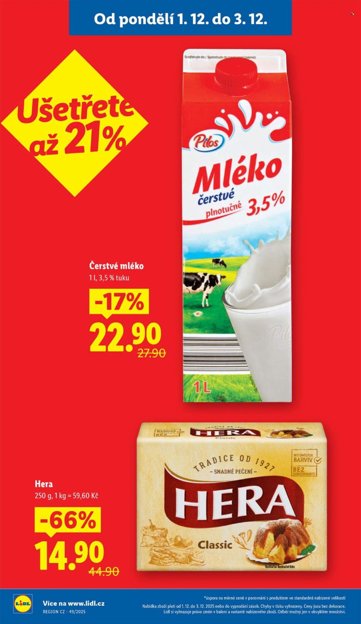 Leták Lidl - 1.12.2025 - 3.12.2025. Strana 4