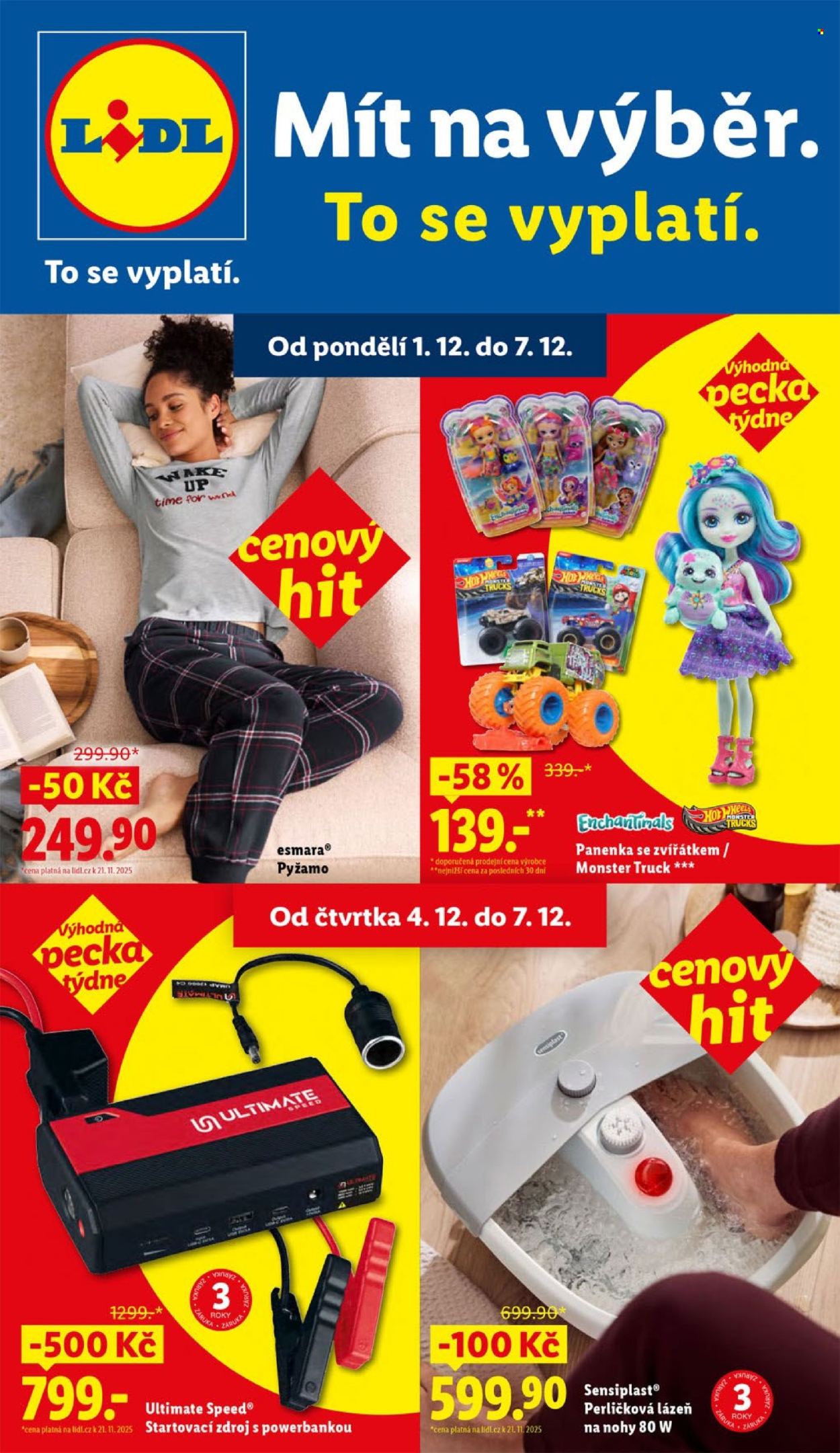 Leták Lidl - 1.12.2025 - 7.12.2025. Strana 1