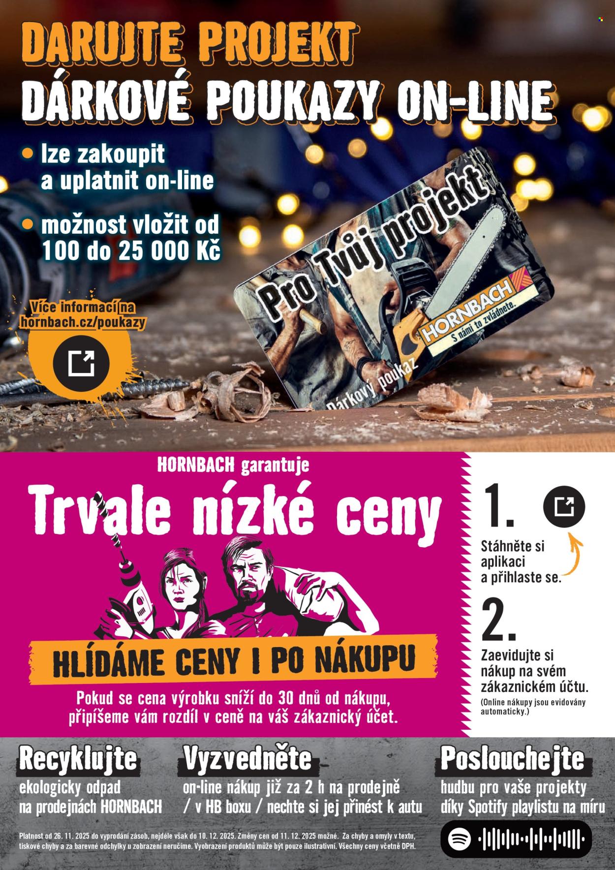 Leták HORNBACH - 26.11.2025 - 10.12.2025. Strana 10