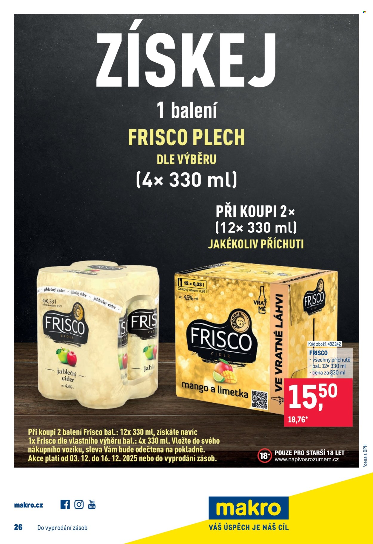 Leták MAKRO - 3.12.2025 - 16.12.2025. Strana 18
