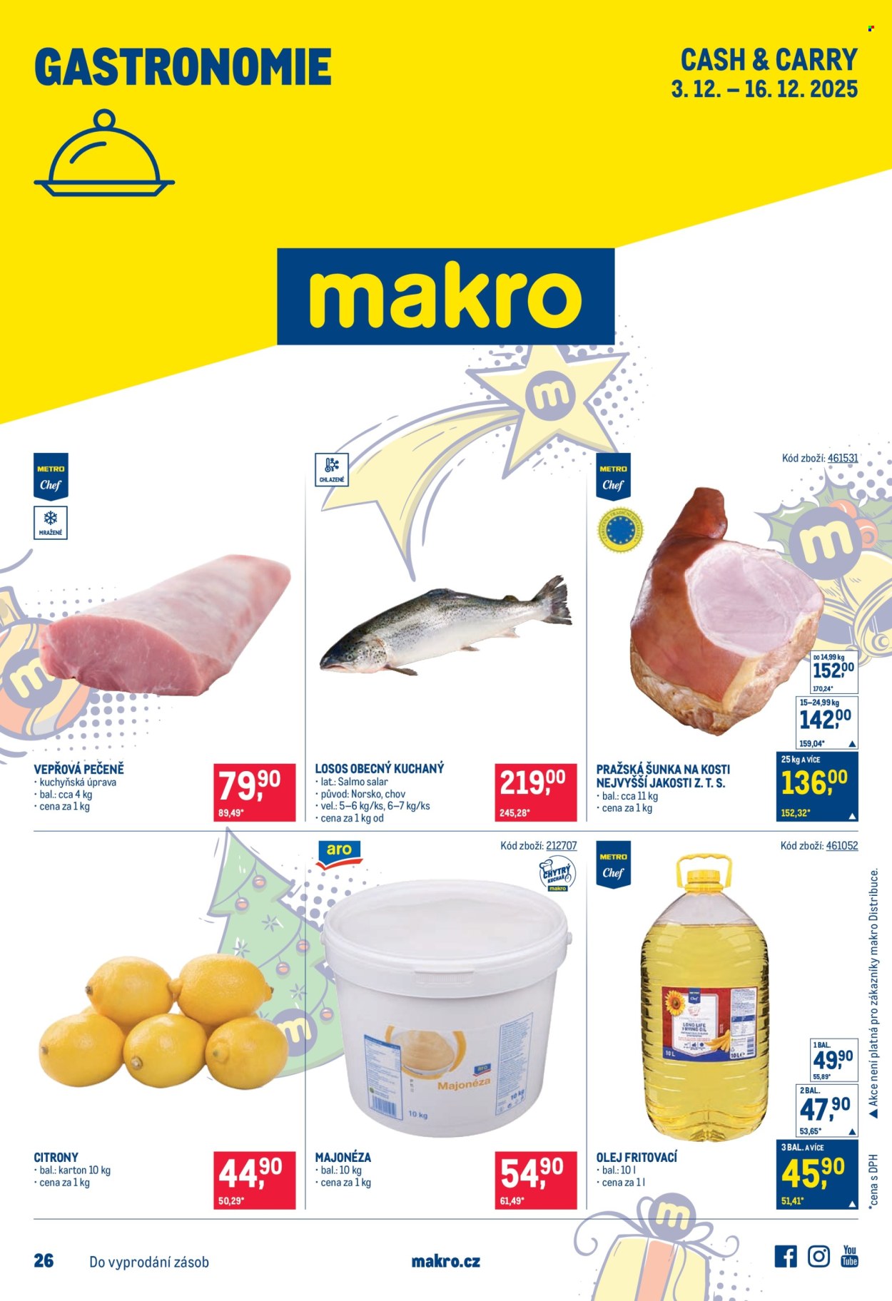 Leták MAKRO - 3.12.2025 - 16.12.2025. Strana 1