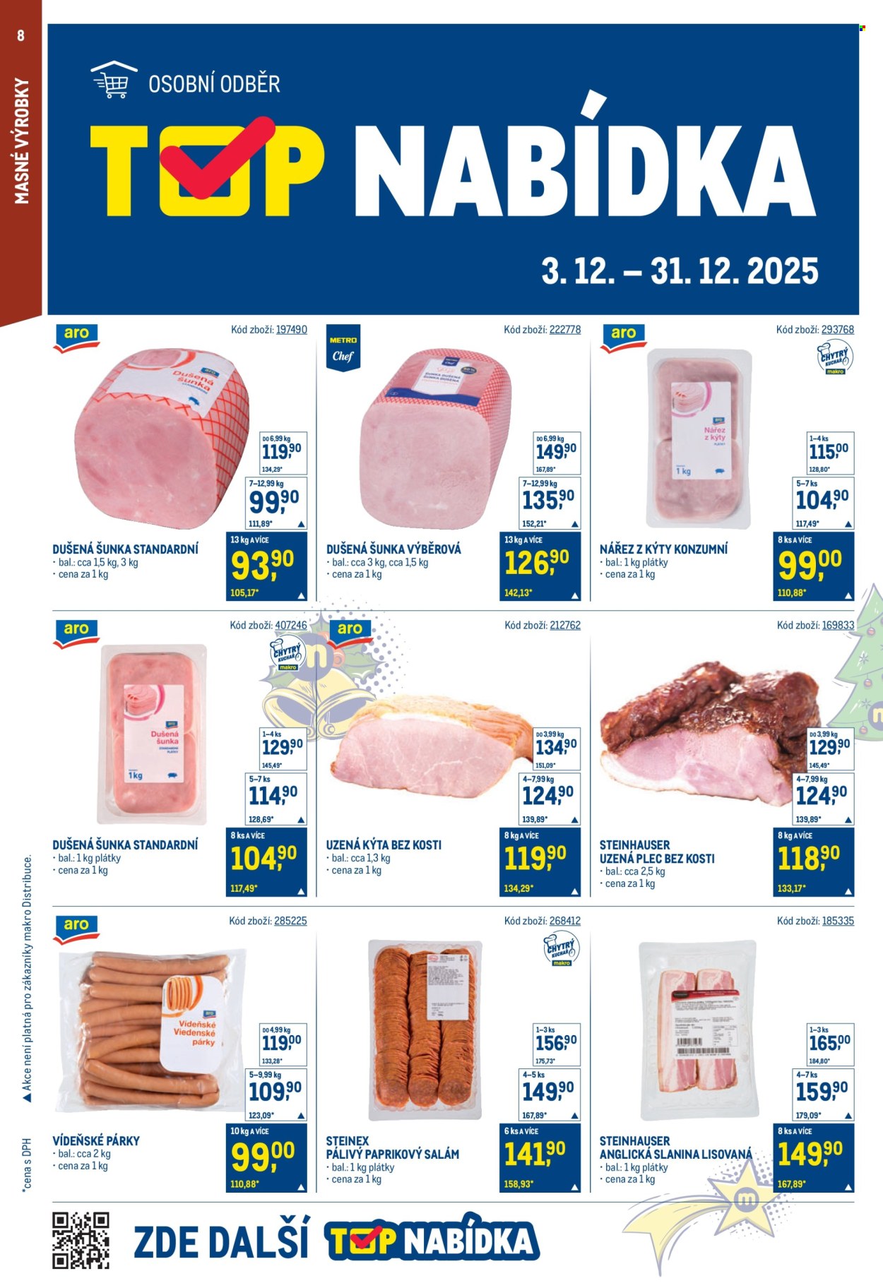 Leták MAKRO - 3.12.2025 - 16.12.2025. Strana 8