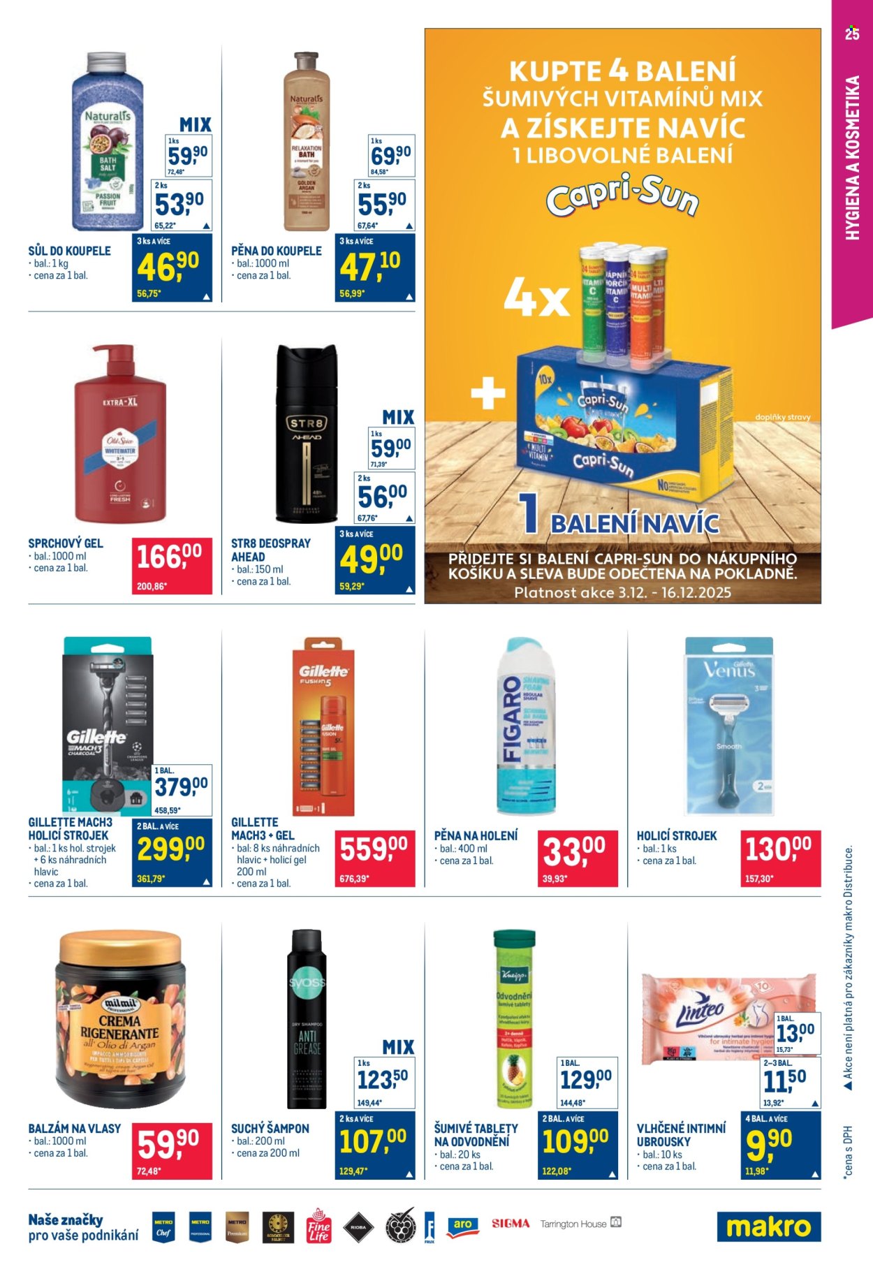 Leták MAKRO - 3.12.2025 - 16.12.2025. Strana 25